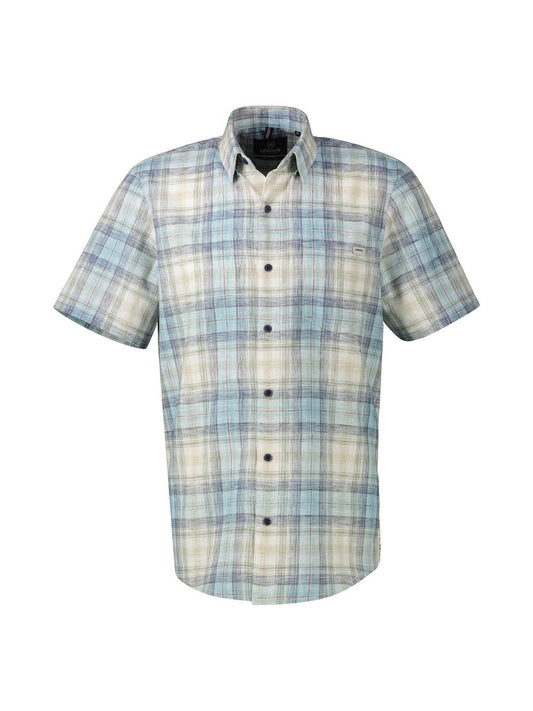 LERROS Kurzarmhemd Herren Regular Fit kariert