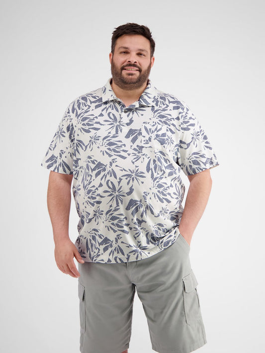 LERROS Poloshirt Herren Baumwolle gemustert