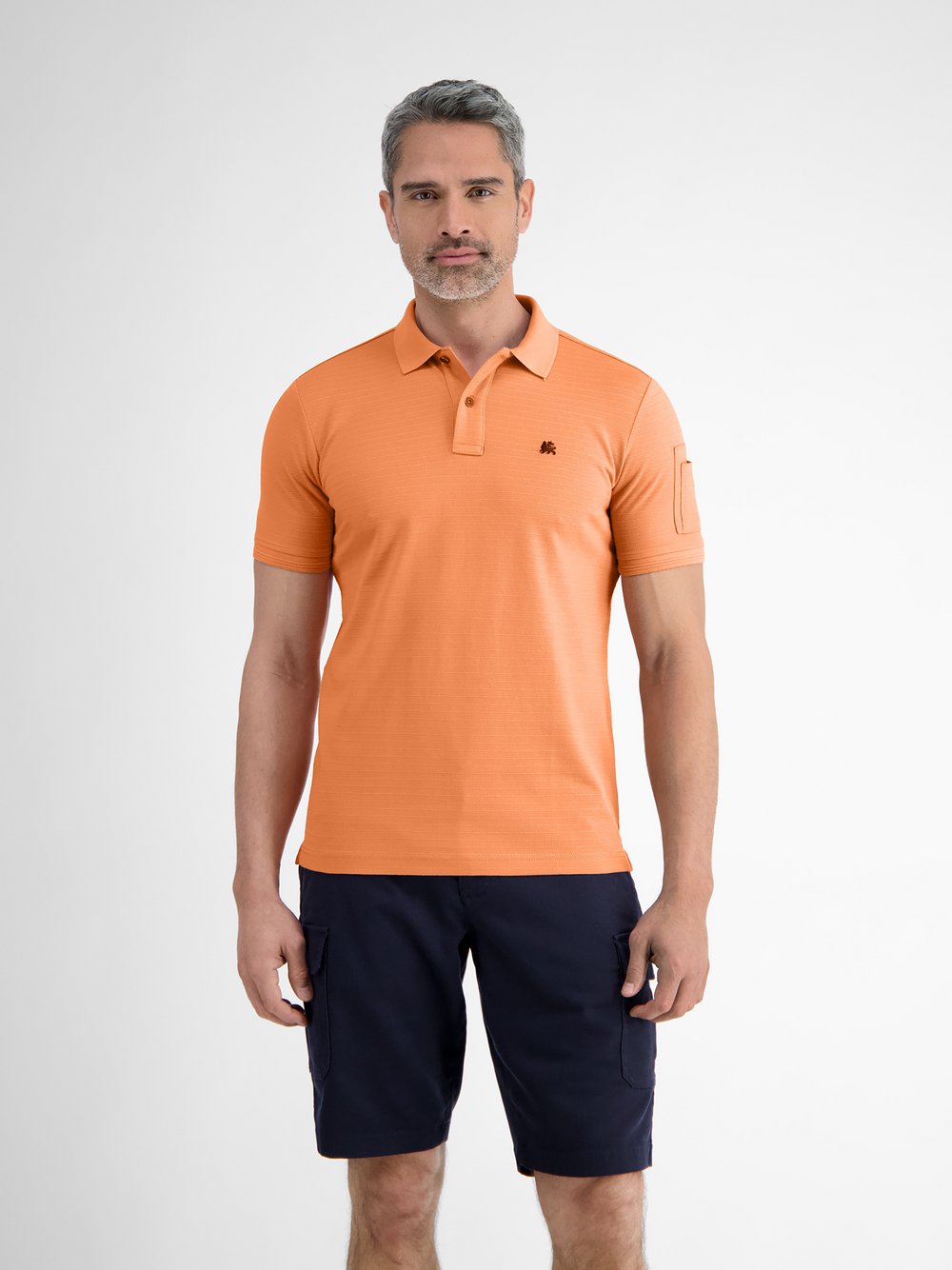 LERROS Poloshirt Herren Baumwolle gestreift