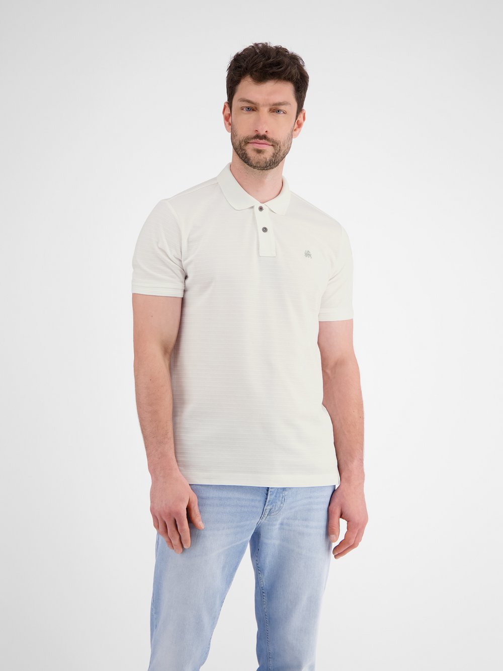LERROS Poloshirt Herren Baumwolle gestreift