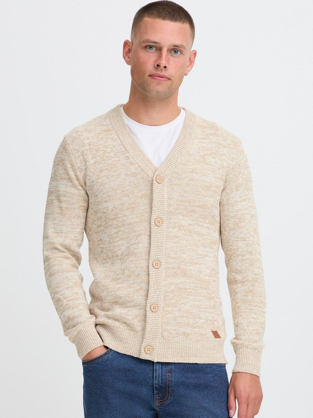 CASUAL FRIDAY Strickjacke Herren meliert