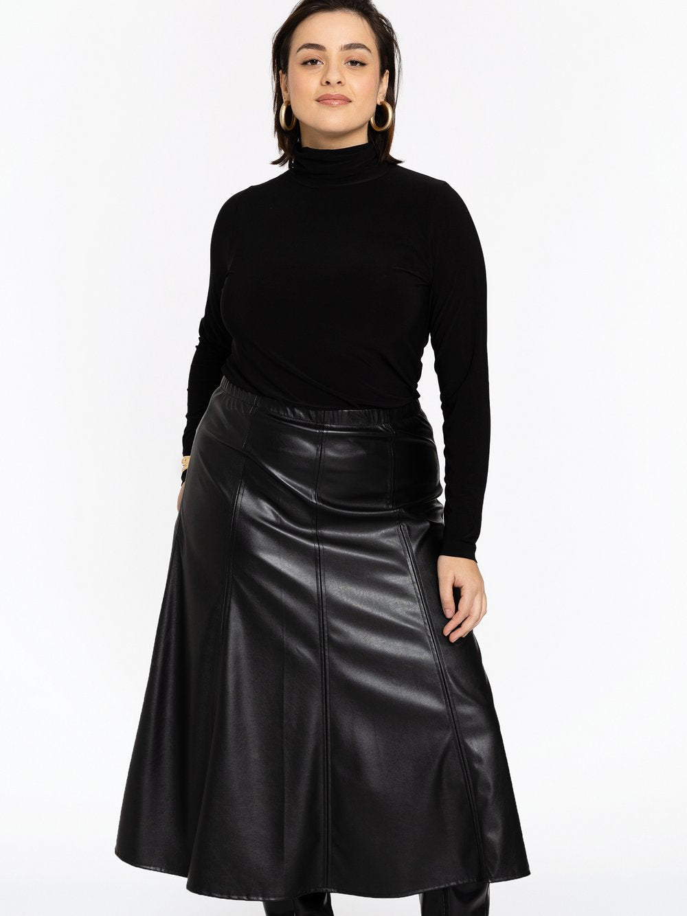 YOEK Rock Damen Kunstleder