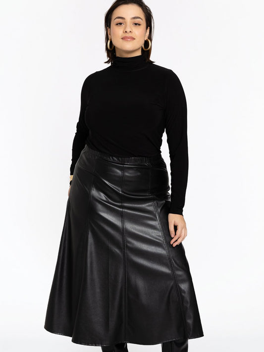 YOEK Rock Damen Kunstleder