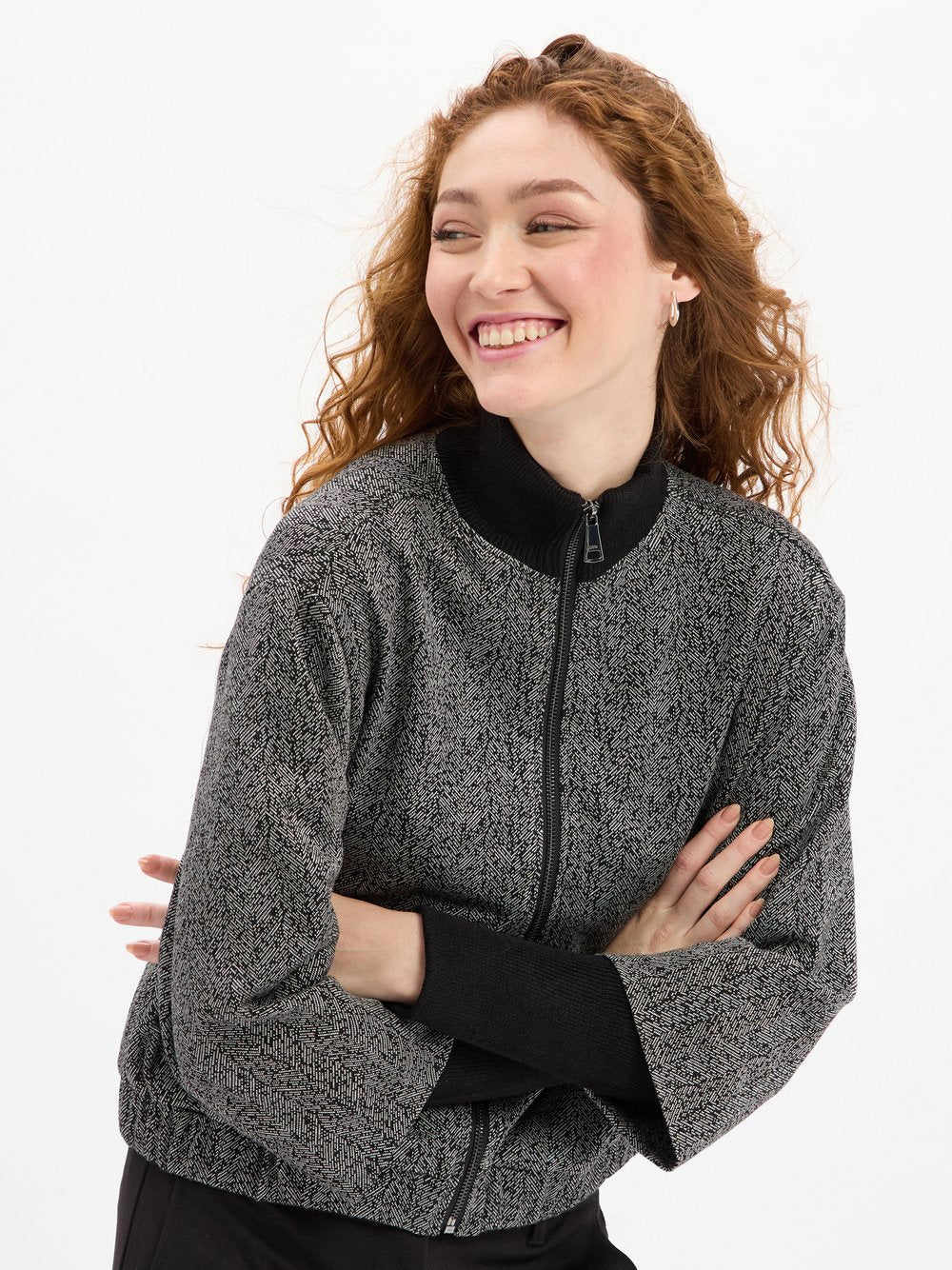 zero Jacke Damen gemustert