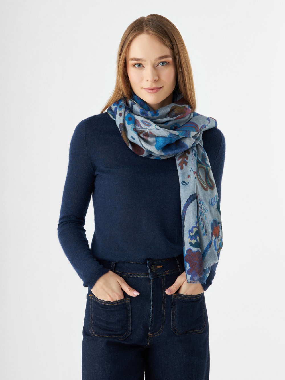 Codello Schal Damen Wolle gemustert