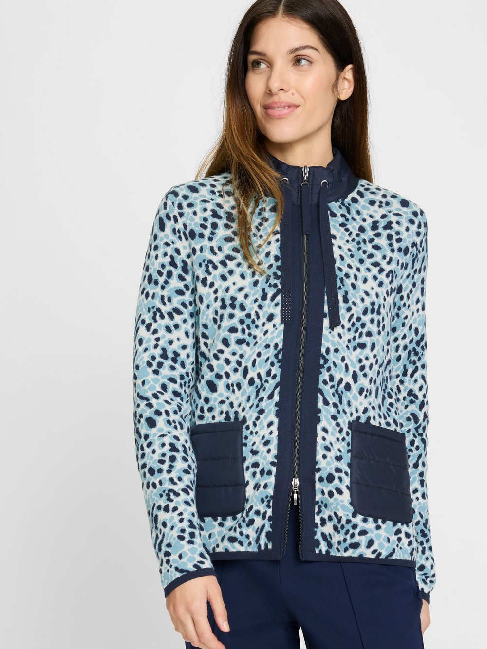 Olsen Cardigan Damen Baumwolle bedruckt