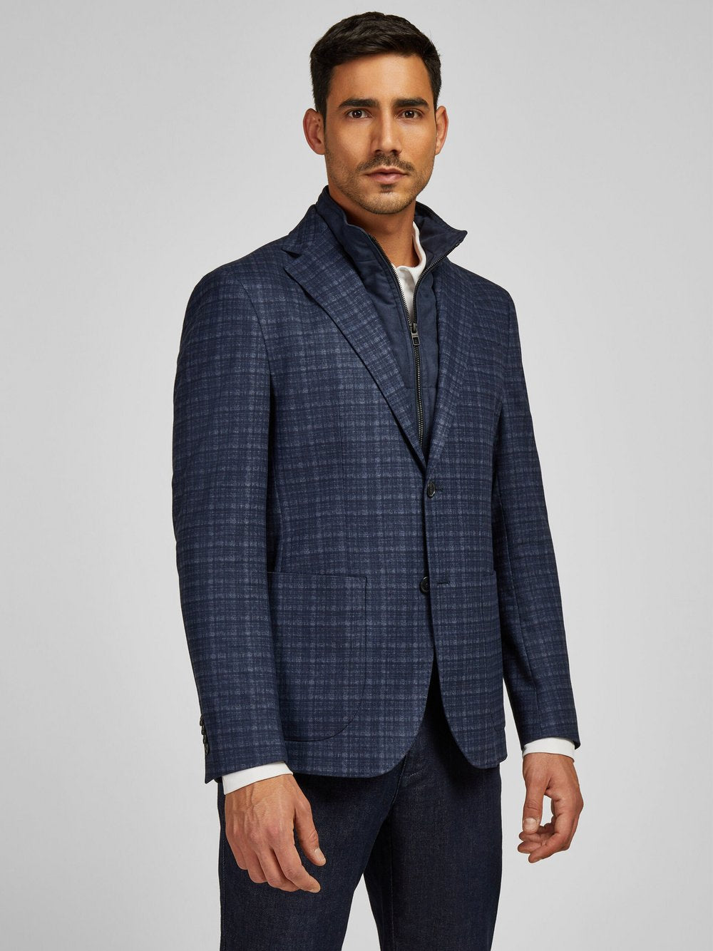 Daniel Hechter Sakko Herren Regular Fit kariert