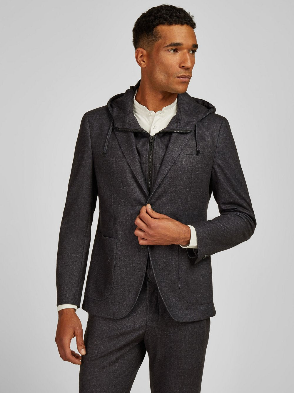 Daniel Hechter Sakko Herren Regular Fit meliert