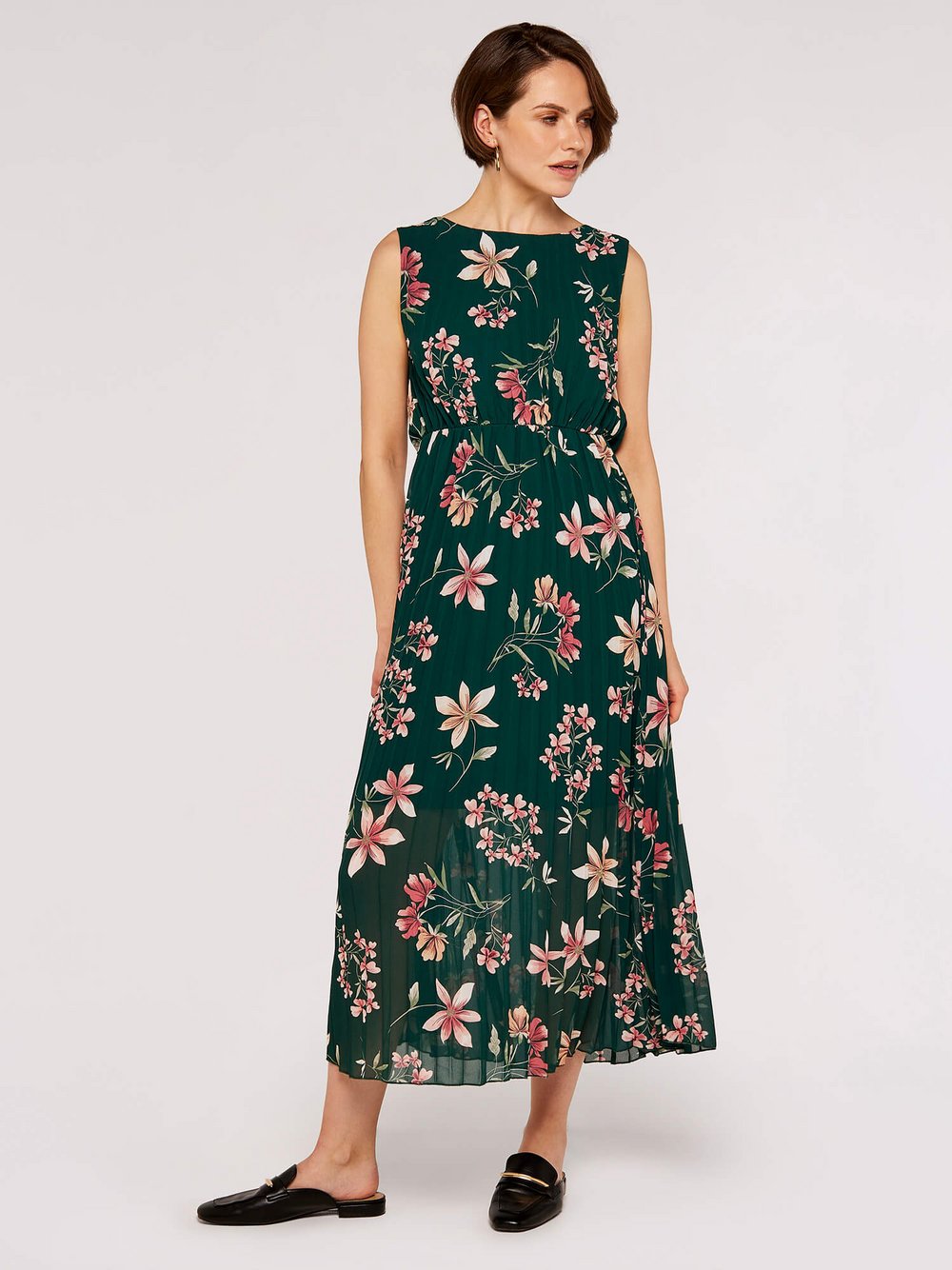 Apricot Midikleid Damen