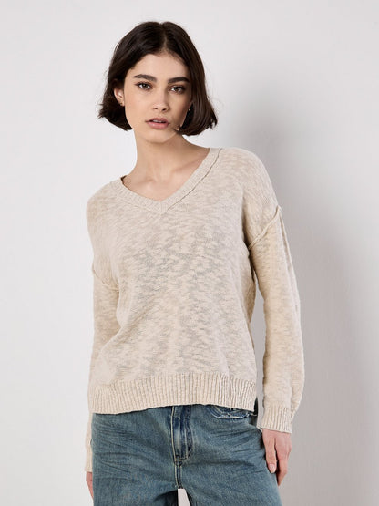 Apricot Pullover Damen Baumwolle