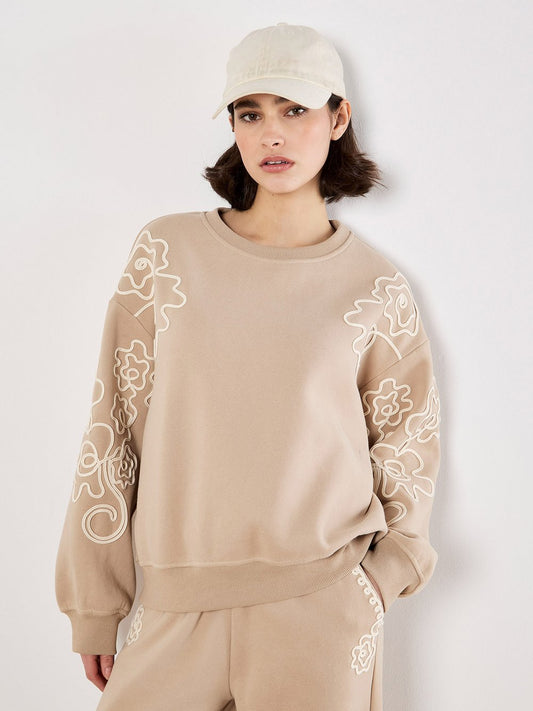 Apricot Sweatshirt Damen