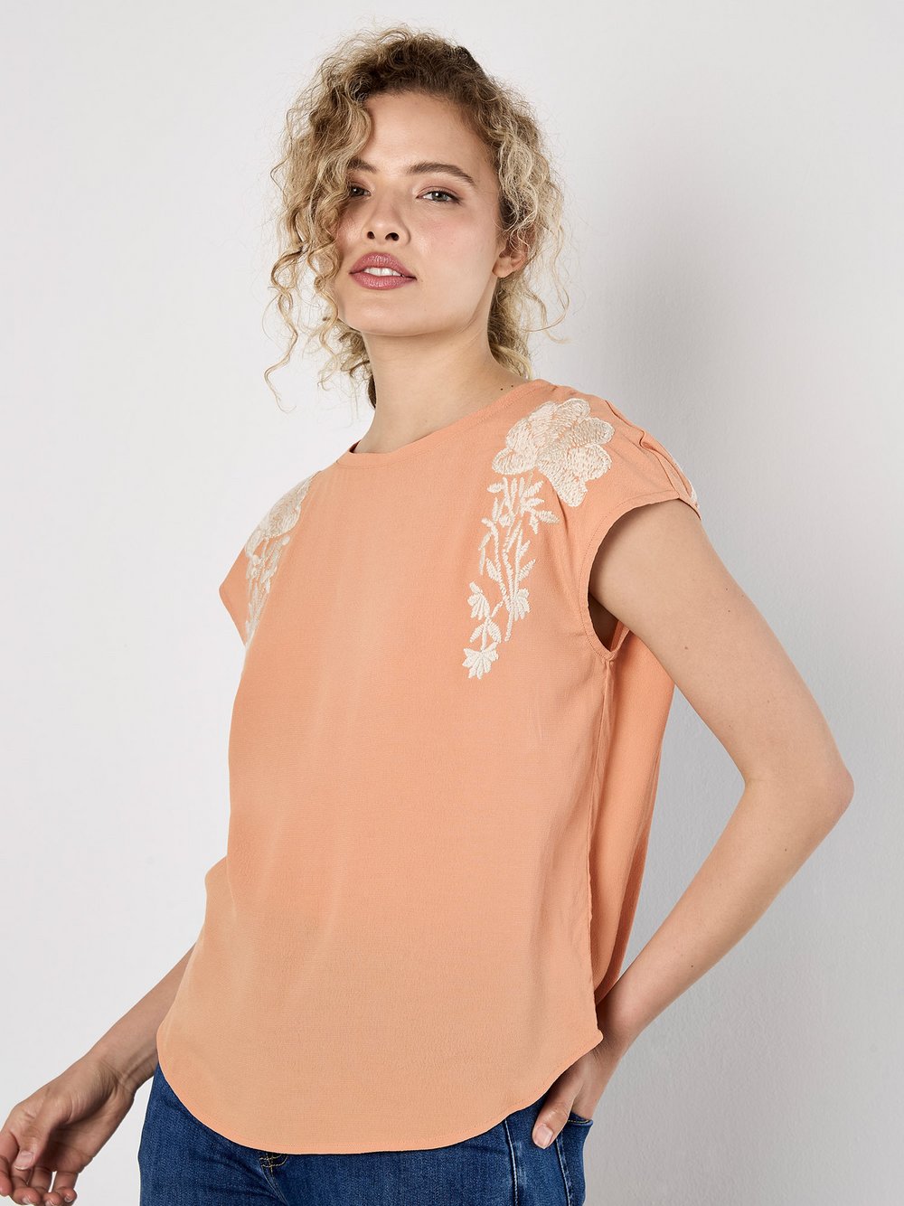 Apricot Top Damen Viskose