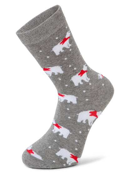 Marie Lund Socken Damen Baumwolle gemustert