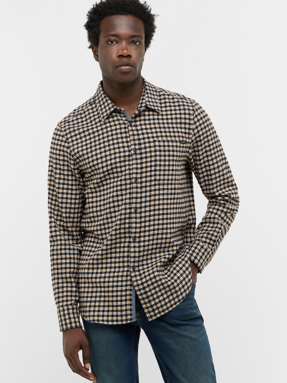 Mustang Hemd Herren Regular Fit Baumwolle