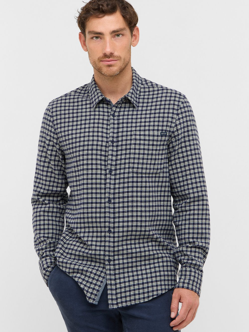 Mustang Hemd Herren Regular Fit Baumwolle