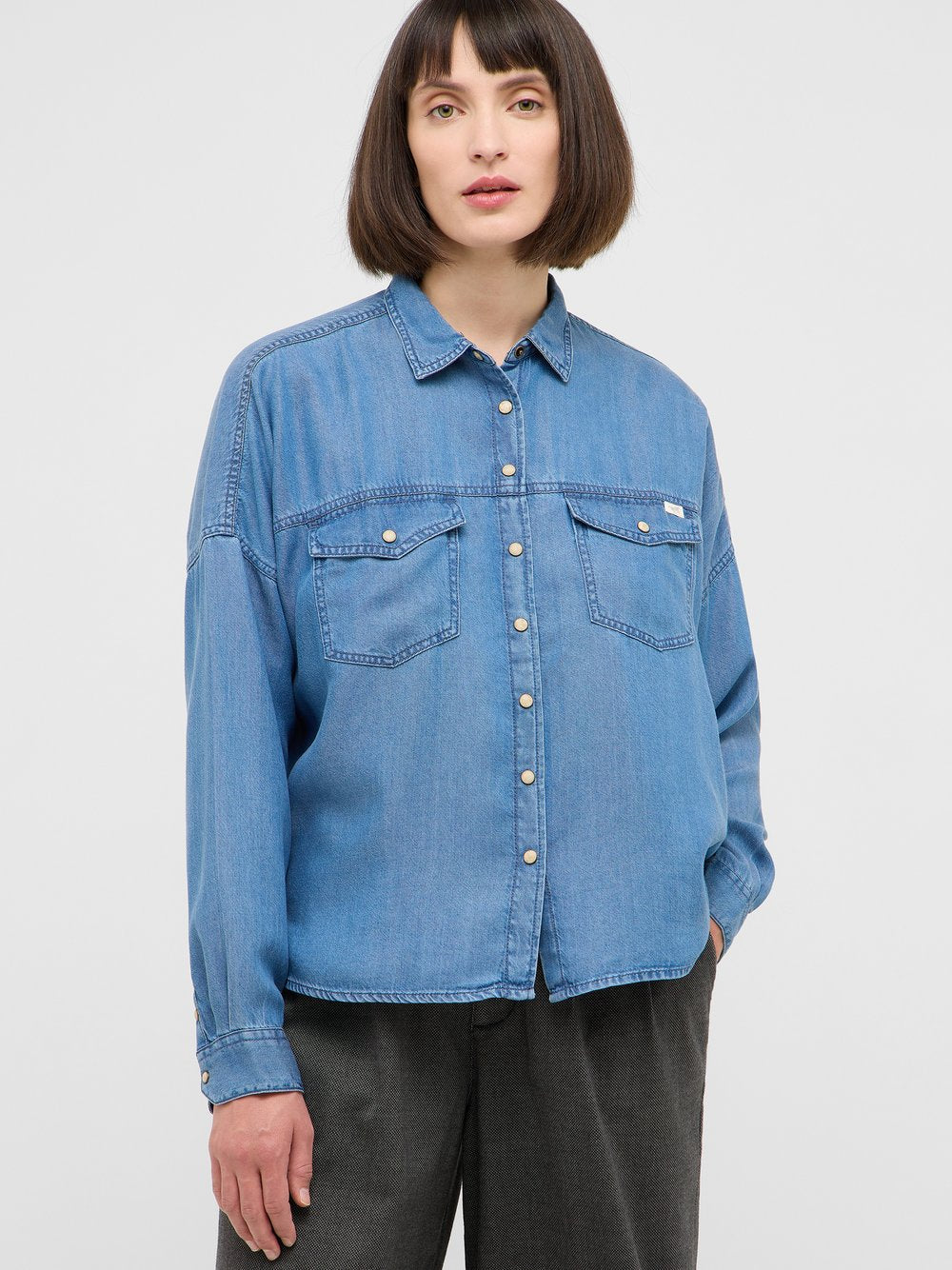 Mustang Bluse Damen Lyocell