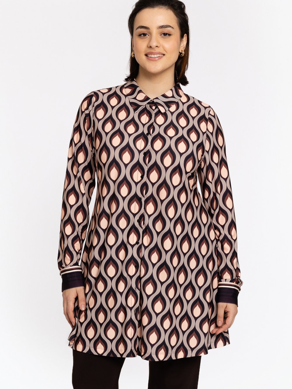 YOEK Bluse Damen bedruckt