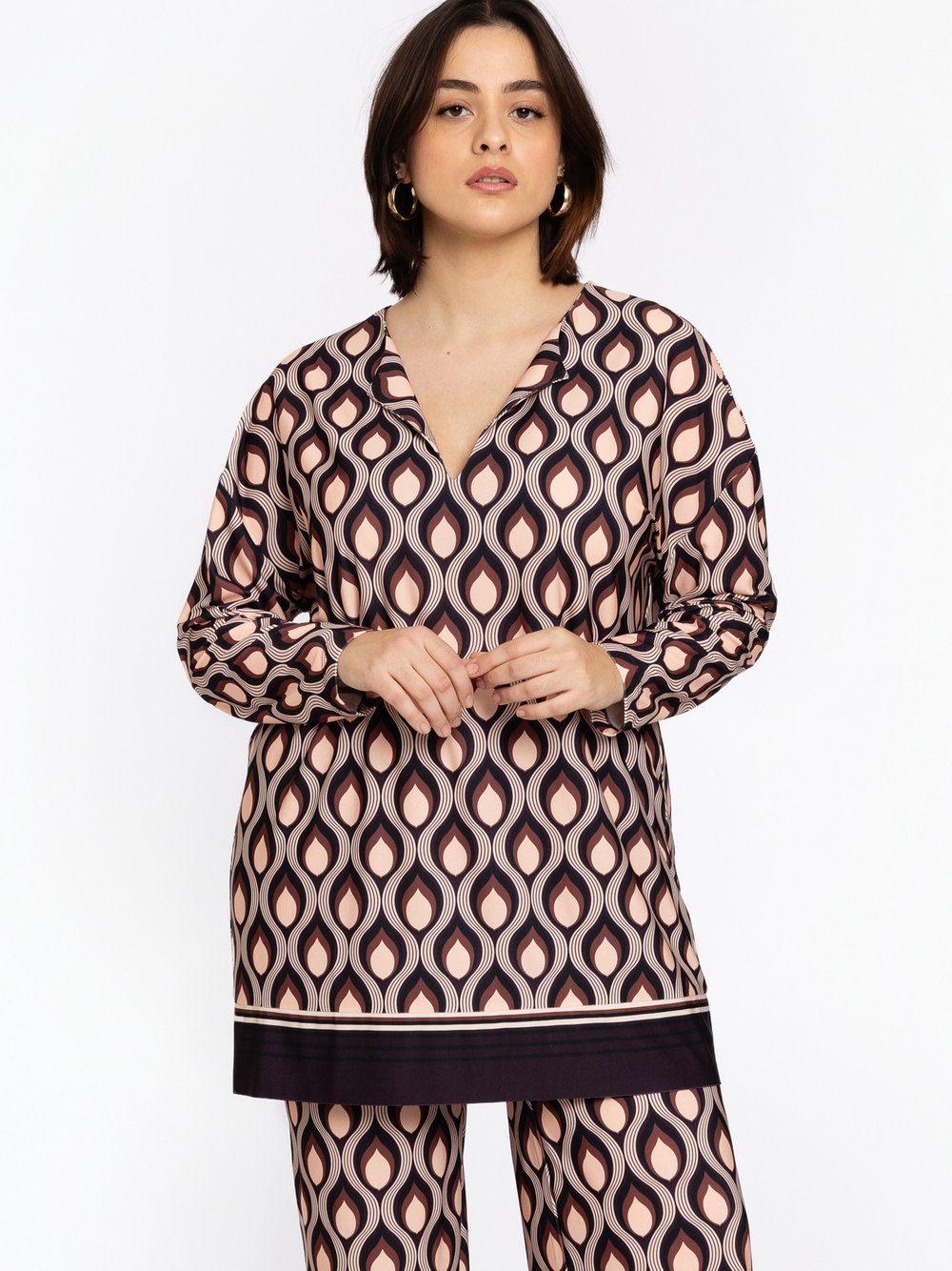 YOEK Langarmshirt Damen bedruckt