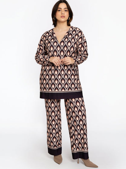 YOEK Hose Damen bedruckt