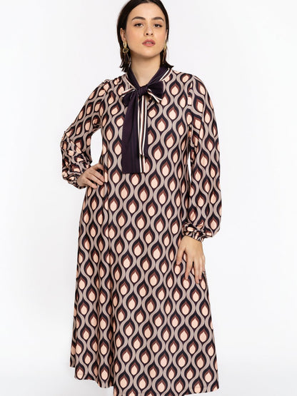 YOEK Kleid Damen bedruckt