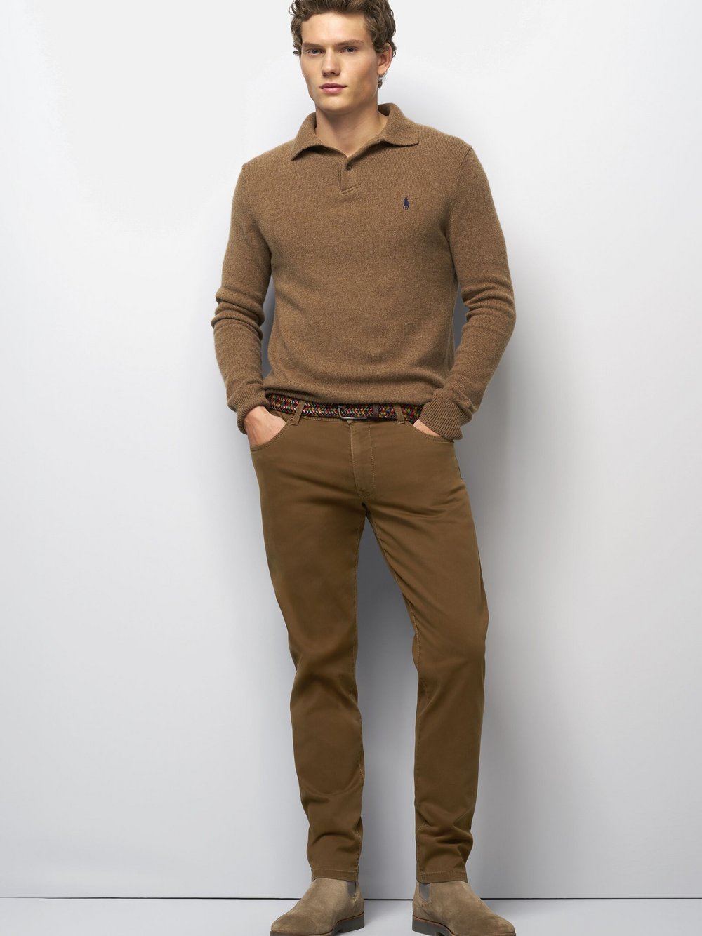 MEYER Chinohose M5 Five Pocket Herren Baumwolle