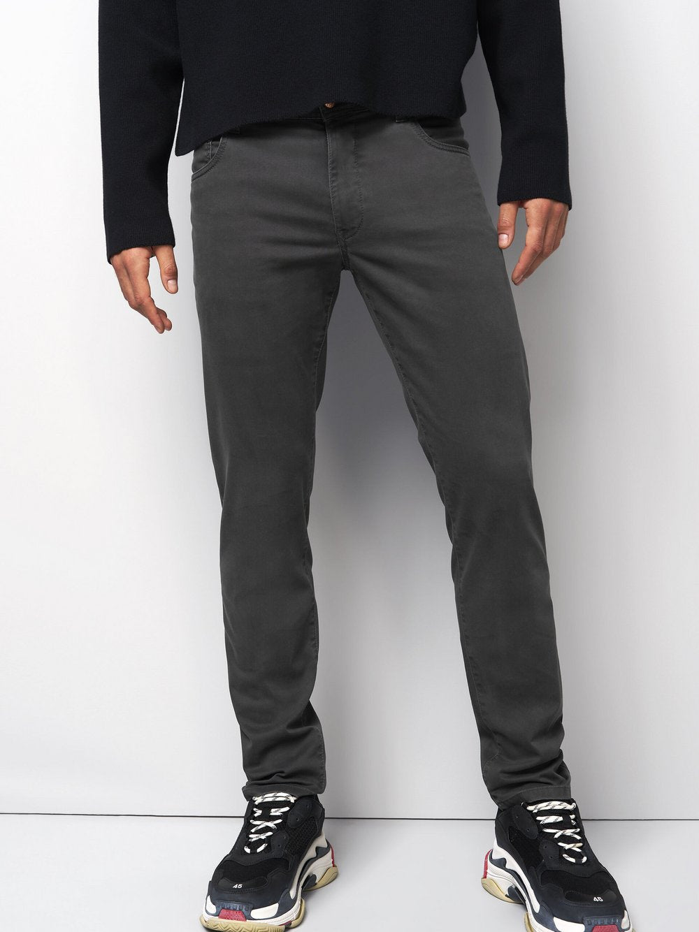 MEYER Chinohose M5 Five Pocket Herren Baumwolle