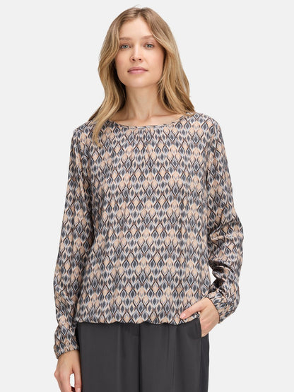 Betty Barclay Schlupfbluse Damen Viskose gemustert