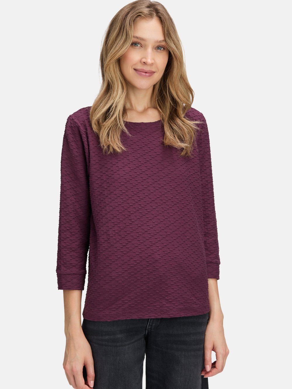 Betty & Co Strukturshirt Damen Baumwolle