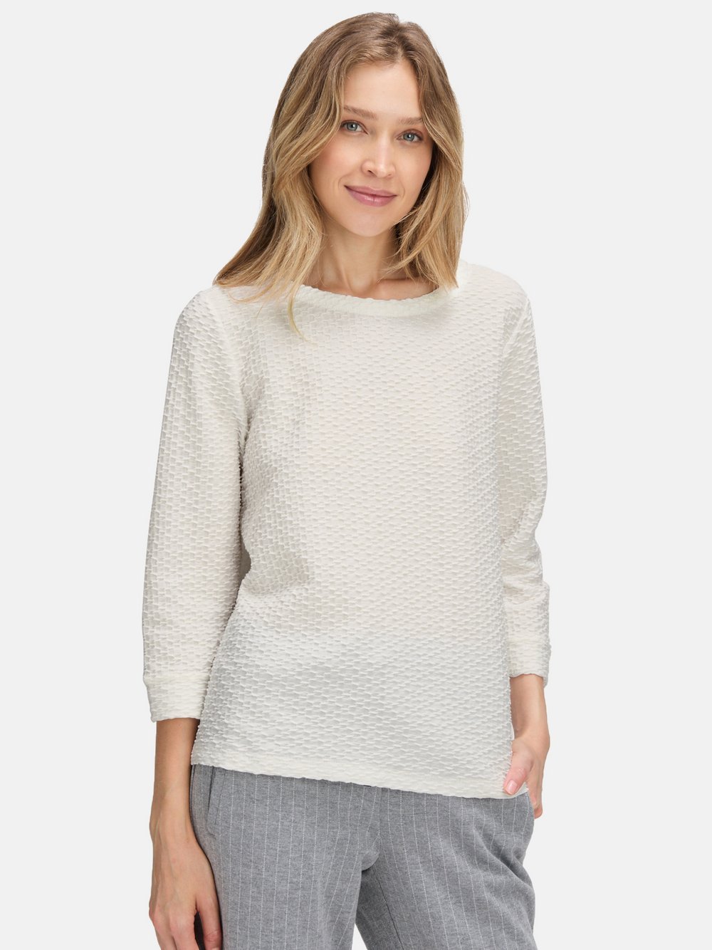 Betty & Co Strukturshirt Damen Baumwolle