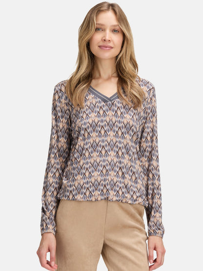 Betty Barclay Blusenshirt Damen Viskose gemustert