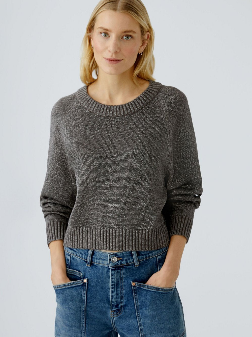 Oui Pullover Damen Baumwolle
