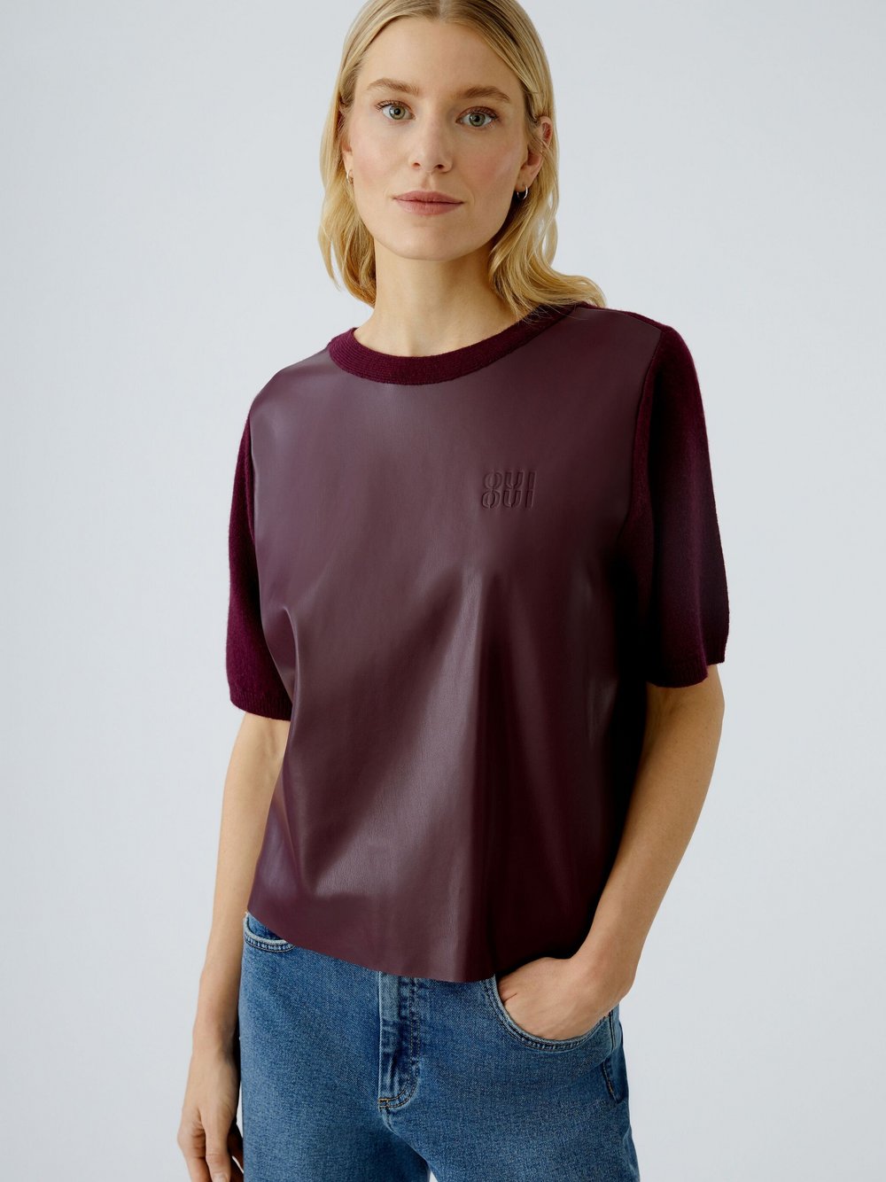 Oui Pullover Damen Baumwolle