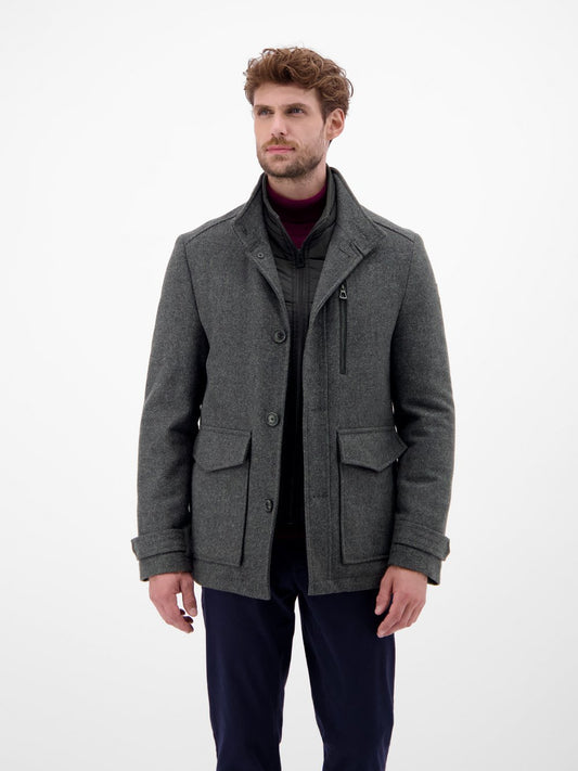 LERROS Wollmantel Herren