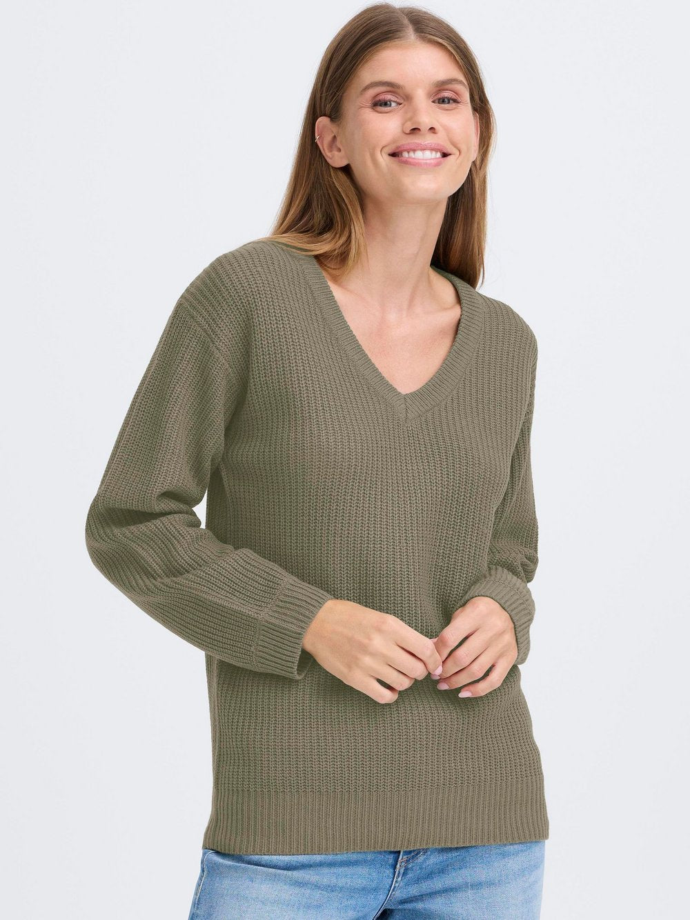 OXMO Strickpullover Damen
