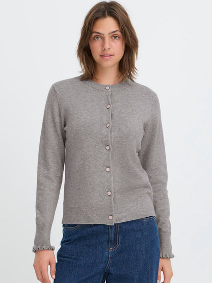 OXMO Strickjacke Damen Baumwolle