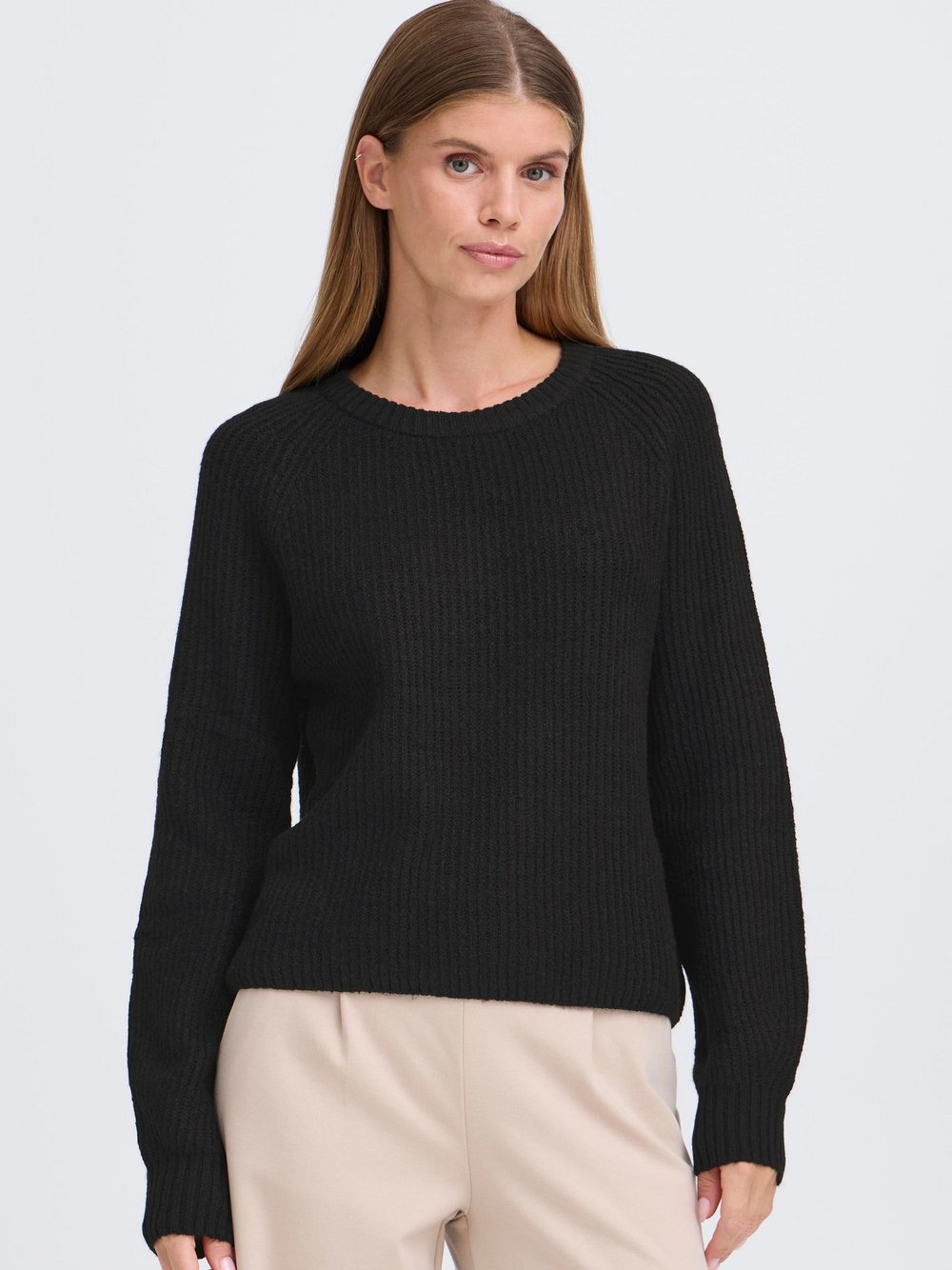 OXMO Strickpullover Damen gemustert