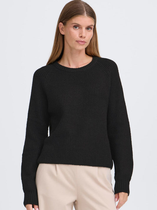 OXMO Strickpullover Damen gemustert