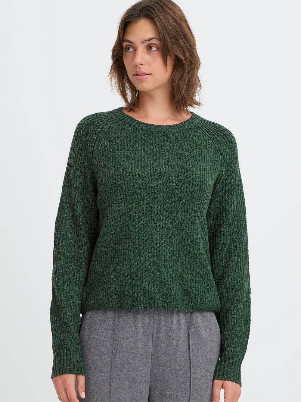 OXMO Strickpullover Damen gemustert