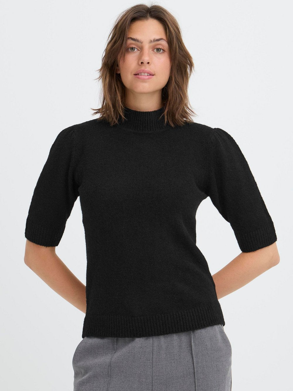 OXMO Strickpullover Damen meliert