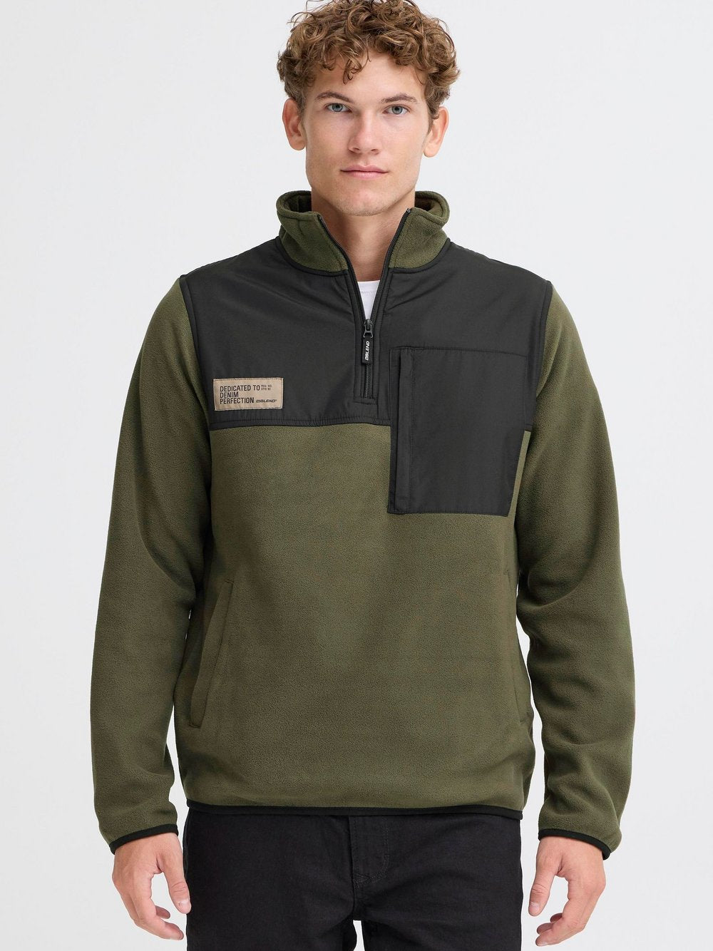 BLEND Fleecepullover Herren