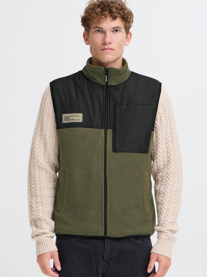 BLEND Fleeceweste Herren