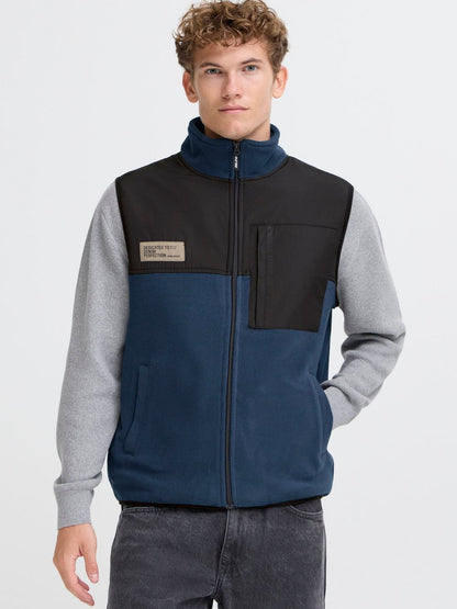BLEND Fleeceweste Herren