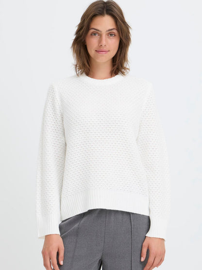 OXMO Strickpullover Damen meliert