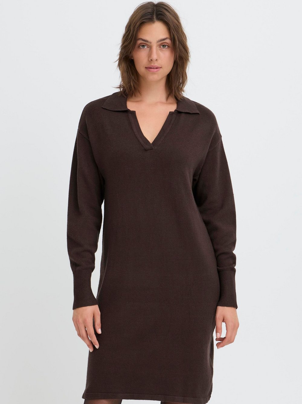 OXMO Strickkleid Damen Viskose