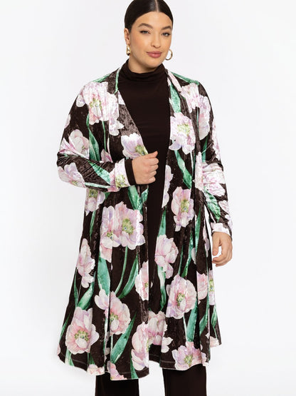 YOEK Strickjacke Damen bedruckt