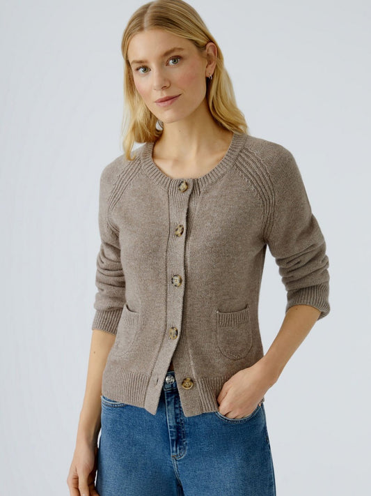 Oui Strickjacke Damen Wolle