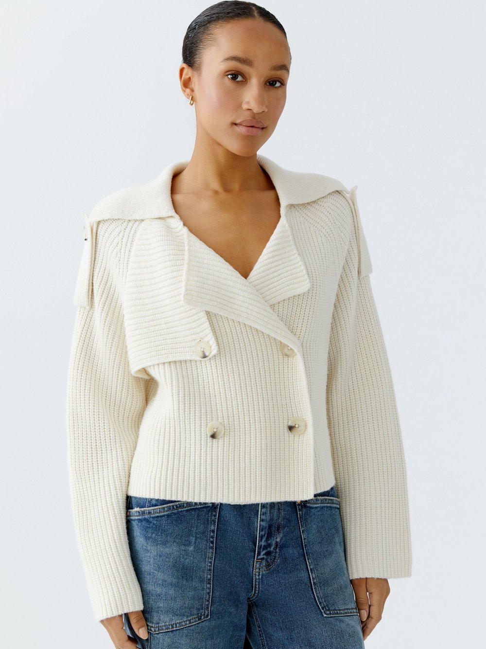 Oui Strickjacke Damen