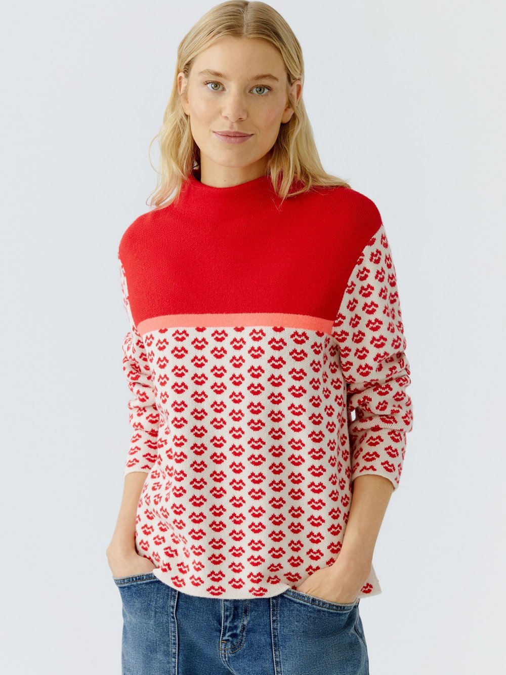Oui Pullover Damen Viskose
