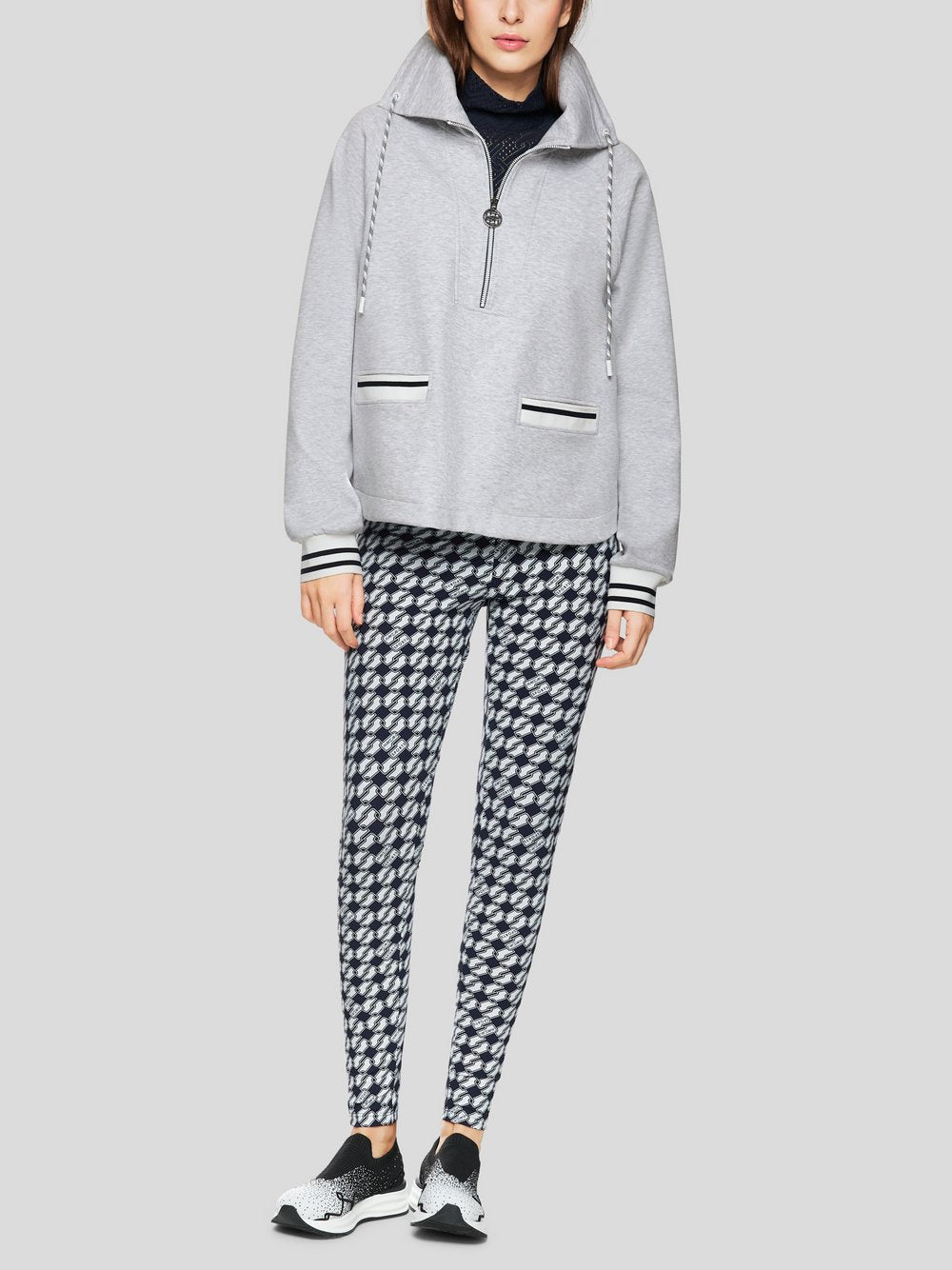 Marc Cain Sweat-Shirt Damen Baumwolle gemustert