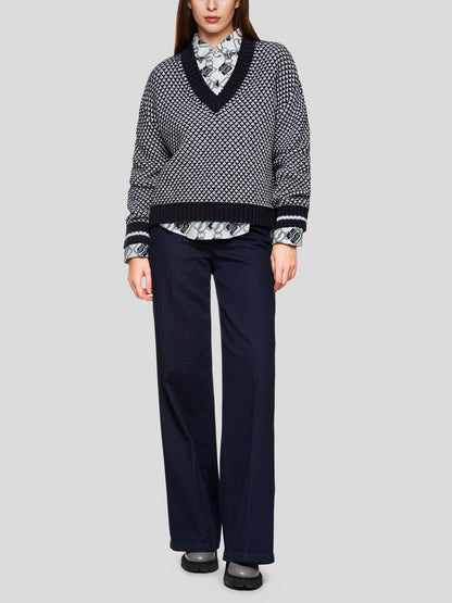 Marc Cain Pullover Damen Baumwolle strukturiert